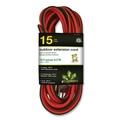 Office Electronics & Batteries | GoGreen Power GG-13715 16 AWG Extension Cord Lighted End, 15 ft, 13 A, Orange image number 0