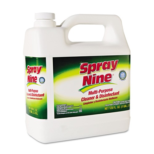 Disinfectants | Spray Nine 26801 Heavy Duty Cleaner/degreaser/disinfectant, Citrus Scent, 1 Gal Bottle, 4/carton image number 0