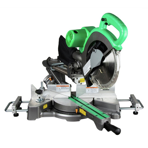 Miter Saws | Metabo HPT C10FSHSM 15 Amp Sliding Dual Bevel Compound 10 in. Corded Miter Saw with Adjustable Laser Guide image number 0