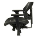 Office Chairs | Alera ALEELT4218S Elusion II Series 275 lbs. Capacity Suspension Mesh Mid-Back Synchro Seat Slide Chair - Black image number 6