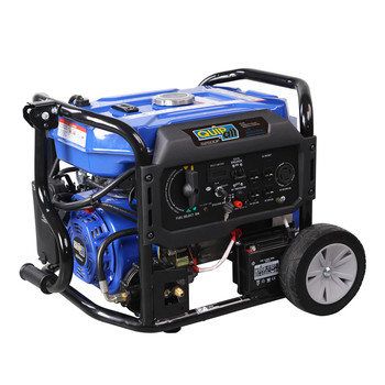 Quipall 5,250 Watt Dual Fuel Gas Portable Generator with Electric Start