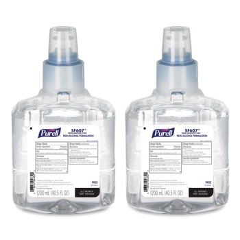 PURELL SF607 1200 mL Instant Foam Hand Sanitizer Refill - Fragrance Free (2/Carton)