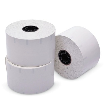 PM Company ICX90232634 2.28 in. x 350 ft. Sticky Media - White (12 Rolls/Carton)