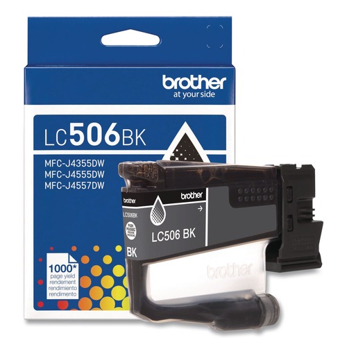 Brother LC506BKS INKvestment 1,000 Page-Yield Ink - Black