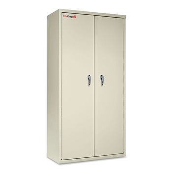 FireKing CF7236-D 36 in. x 19-1/4 in. x 72 in. UL Listed 350 Degree, Storage Cabinet - Parchment