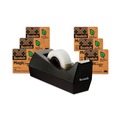 Office Jansan | Scotch 812-6PC38 0.75 in. x 75 ft. 1 in. Core Magic Greener Tape with C38 Dispenser - Clear (6/Pack) image number 0