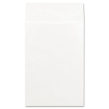 Universal Deluxe Tyvek Square Flap 12 in. x 16 in. #15 1/2 Expansion Envelopes with Self-Adhesive Closure - White (100-Piece/Box)