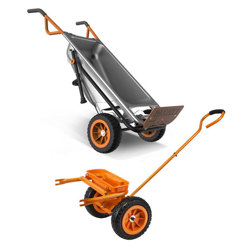 Utility Carts | Worx WG050-WA0228-BNDL AeroCart 8-in-1 All-Purpose Yard Cart & Wagon Kit image number 0