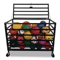 Office Filing Cabinets & Shelves | Champion Sports MBLX 24 in. x 47 in. x 37 in. 220 lbs. Capacity All Pro Lockable Metal Ball Locker - Black image number 1