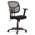 Office Jansan | OIF OIFMT4818 17.72 in. - 22.24 in. Seat Height Swivel/Tilt Mesh Task Chair with Adjustable Arms Supports Up to 250 lbs. - Black image number 0