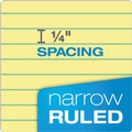 Office Jansan | TOPS 63376 Docket 8.5 in. x 11.75 in. Ruled Pads - Narrow, Canary-Yellow (100 Sheets/Pad, 6 Pads/Pack) image number 3