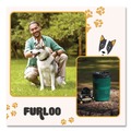 Trash & Waste Bins | Furloo FLO22 26 in. x 33 in. 13-Gallon Open-Face Heavy Duty Dog Waste Station Can Liners - Black image number 5