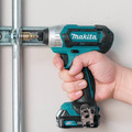 Impact Drivers | Factory Reconditioned Makita DT03R1-R 12V max CXT Brushed Lithium-Ion 1/4 in. Cordless Impact Driver Kit with 2 Batteries (2 Ah) image number 2