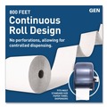 Facility Maintenance & Supplies | GEN G2820 1-Ply 8 in. x 800 ft. Hardwound Roll Towels - White (6/Carton) image number 3