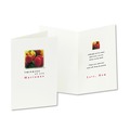 Office Jansan | Avery 03378 5.5 in. x 8.5 in. 65 lbs. Inkjet Half-Fold Greeting Cards with Envelopes - Textured Uncoated White (1 Card/Sheet, 30 Sheets/Box) image number 1