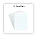 Office Jansan | Universal UNV11000 8.5 in. x 11 in. Glue Top Pads - Legal Rule, White (1 Dozen) image number 6