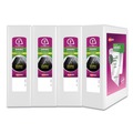 Office Jansan | Avery 17030 3 Slant Rings 3 in. Capacity 11 in. x 8.5 in. Durable View Binder with DuraHinge - White (4/Pack) image number 0