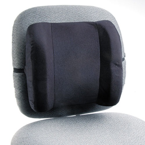  | Safco 71491 Remedease 12.75 in. x 4 in. x 13 in. High Profile Backrest - Black image number 0
