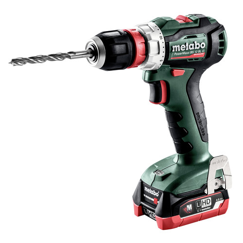 Drill Drivers | Metabo 601039520 12V PowerMaxx BS 12 BL Q LiHD Brushless Compact 3/8 in. Cordless Drill Driver Kit (4 Ah) image number 0