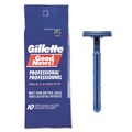  | Gillette 11004CT GoodNews Regular Disposable 2-Blade Razor - Navy Blue (10/Pack, 10 Pack/Carton) image number 0