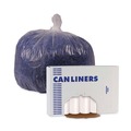 Trash Bags | Boardwalk V8046MNKR02 45 Gallon 10 microns 40 in. x 46 in. High-Density Can Liners - Natural (25 Bags/Roll, 10 Rolls/Carton) image number 2