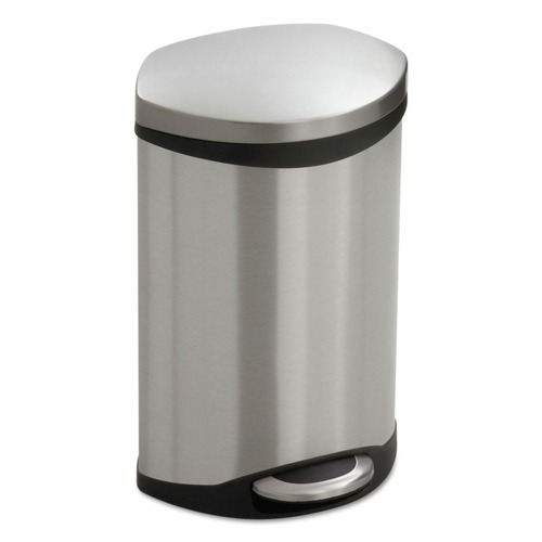 Bulk Savings Pricing 2 | Safco 9901SS 3 Gallon Step-On Medical Receptacle - Stainless Steel image number 0