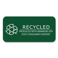 Flash Cards | Roaring Spring 74824 Environotes 3 in. x 5 in. Recycled Index Cards - White (36/Carton) image number 3