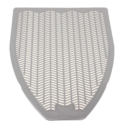 Cleaning & Janitorial Supplies | Impact 1525 17.5 x 20.38 Nonslip Disposable Urinal Floor Mat - Orchard Zing Scent/Gray (6/Carton) image number 0