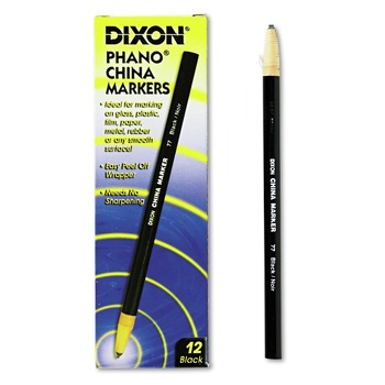 Dixon China Marker - Black (1-Dozen)
