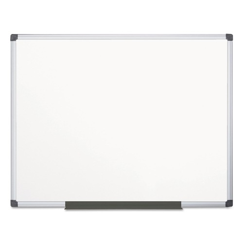  | MasterVision CR1201170MV Maya Series Porcelain 72 in. x 48 in. Magnetic Aluminum Frame Whiteboard image number 0