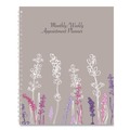 Calendars & Planners | House of Doolittle 2956-74 9 in. x 7 in. 12-Month (Jan-Dec 2026) Recycled Wild Flower Weekly/Monthly Planner - Gray/White/Purple Cover image number 9