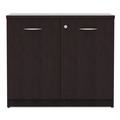  | Alera ALEVA613622ES Valencia Series 34.13w x 22.78d x 29.5h Storage Cabinet - Espresso image number 1