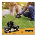 Trash & Waste Bins | Furloo FLO210 8 in. x 13 in. Open-Face Commercial Grade Dog Waste Station Refill Bags - Black (2000/Carton) image number 9