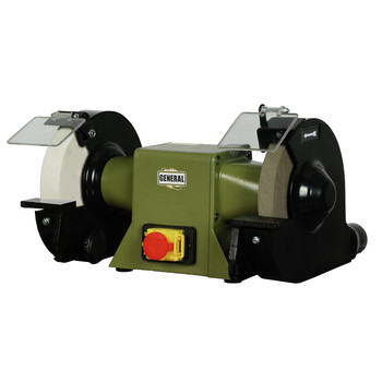  | General International 15-670M1 1/2 HP 1400 - 1750 RPM 6 in. Industrial Bench Grinder