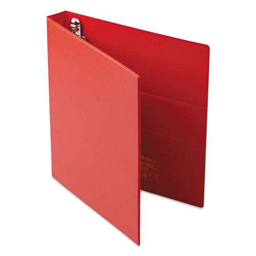 Office Jansan | Avery 79589 Heavy-Duty 1 in. Capacity 11 in. x 8.5 in. 3 Ring Non-View Binder with DuraHinge and One Touch EZD Rings - Red image number 0