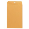  | Universal UNV35260 6 in. x 9 in. #55 Square Flap Gummed/Clasp Envelope - Brown Kraft (100/Box) image number 2