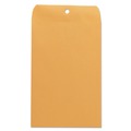 Office Jansan | Universal UNV35260 6 in. x 9 in. #55 Square Flap Gummed/Clasp Envelope - Brown Kraft (100/Box) image number 2