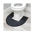  | Boardwalk PSCM-P-000I006M-00-21430 22 in. x 22 in. Rubber Commode Mat 2.0 - Black (6/Carton) image number 7