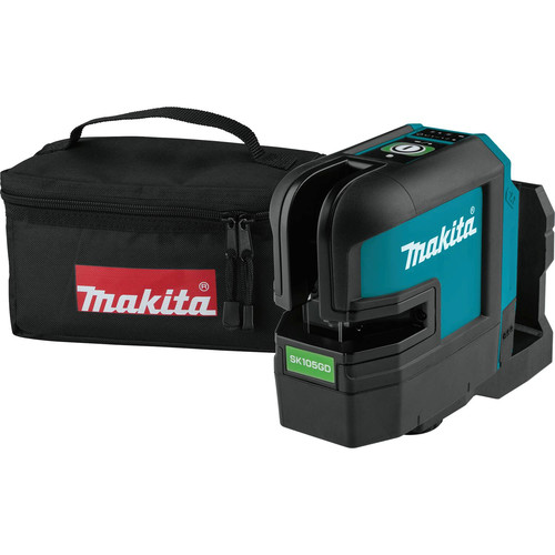 Rotary Lasers | Makita SK105GDZ 12V MAX CXT Lithium-Ion Cordless Self-Leveling Cross-Line Green Beam Laser (Tool Only) image number 0