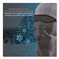 Masks | Ergodyne 16835 N-Ferno 6823 One Size Fits Most Fleece Hinged Balaclava Face Mask - Gray image number 3