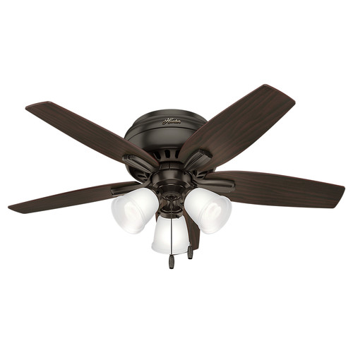 Ceiling Fans | Hunter 51078 42 in. Newsome Premier Bronze Ceiling Fan with Light image number 0