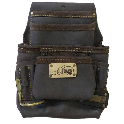 Tool Belts | OX Tools OX-P263701 Pro Series 10-Pocket Oil-Tanned Leather Tool/Fastener Pouch image number 0