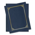 Office & Office Supplies | Geographics 47401 12.5 in. x 9.75 in. Certificate/Document Cover - Metallic Blue (6/Pack) image number 2