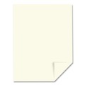 Office Jansan | Neenah Paper 06551 8.5 in. x 11 in. 24 lbs. Bond Weight CLASSIC Laid Stationery - Baronial Ivory (500/Ream) image number 4