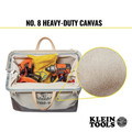 Cases and Bags | Klein Tools 5102-16 16 in. Canvas Tool Bag image number 3