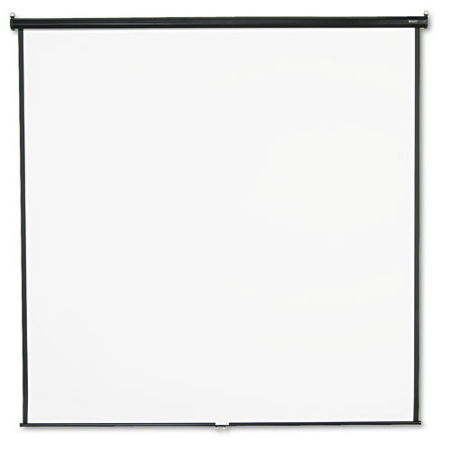  | Quartet 696S 96 in. x 96 in. Wall or Ceiling Projection Screen - Matte White/Matte  Black image number 0