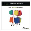Utility Carts | Champion Sports MSCART 21 in. x 27 in. x 54 in. 176 lbs. Capacity ABS Plastic Scooter Storage Cart - White image number 1