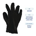 Disposable Gloves | Boardwalk 396XSCTA 396 Series 9.5 in. 4.4 mil Disposable General-Purpose Nitrile Gloves - X-Small/Black (1000/Carton) image number 10