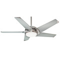 Ceiling Fans | Casablanca 59094 54 in. Contemporary Stealth Brushed Nickel Platinum Indoor Ceiling Fan image number 0