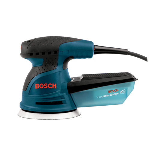 Random Orbital Sanders | Factory Reconditioned Bosch ROS20VSC-RT 5 in.  VS Palm Random Orbit Sander Kit with Canvas Carrying Bag image number 0